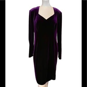 Vintage Jessica Howard Velvet Dress